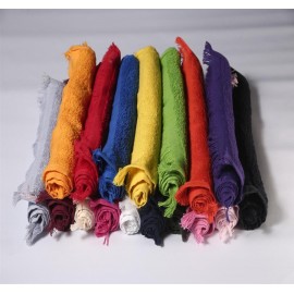 Fingertip Towel Fringed Ends (11"x18") - Printed (Colors) Custom Imprinted