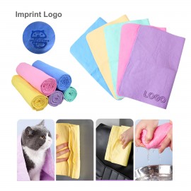 PVA Car Cleaning Chamois Towel Custom Embroidered