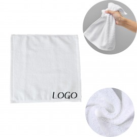 Cotton Cleaning Square Towel Logo Branded