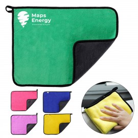 Microfiber Car Cleaning Towel Logo Branded