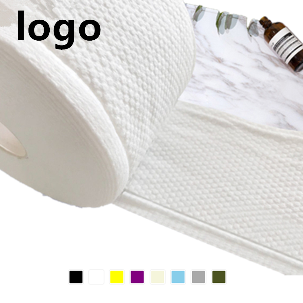 Cotton Beauty Hair Salon Tissue Towel Roll Logo Branded Cotton Beauty Hair Salon Tissue Towel Roll Logo Branded