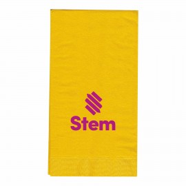 Custom Embroidered School Bus Yellow 3 Ply Paper Guest Towels