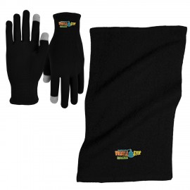 Custom Embroidered Sports Performance Runners Text Gloves & Rally Towel Combo