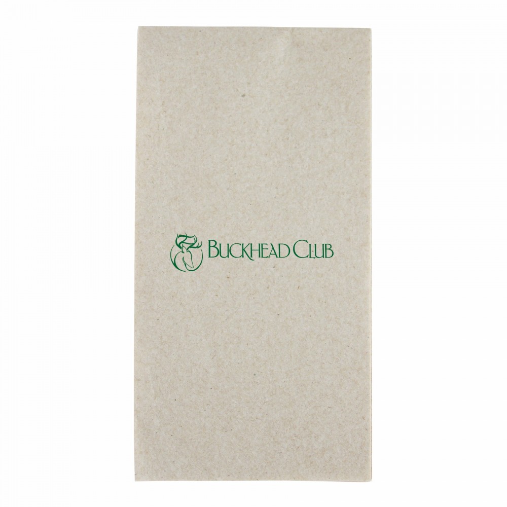 Natural 3 Ply Paper Guest Towels Custom Imprinted