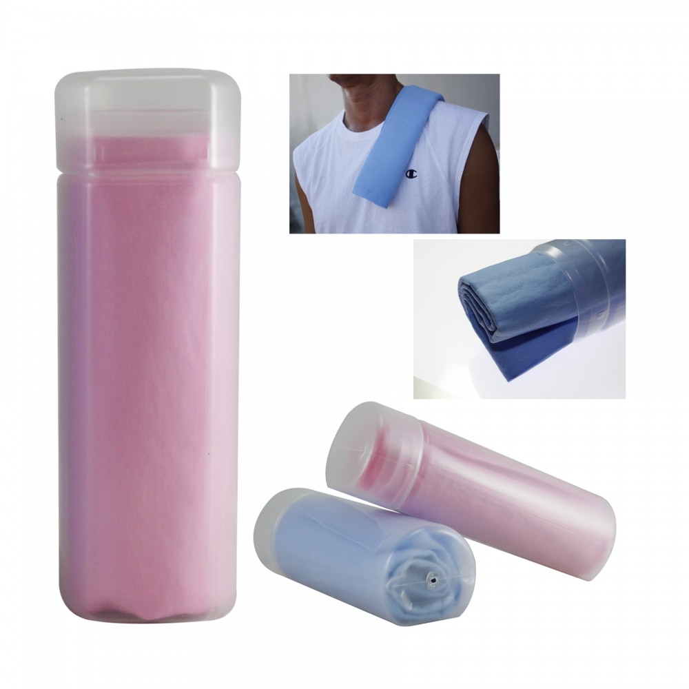 Custom Embroidered Microfiber Suede Cooling Towel Custom Embroidered Microfiber Suede Cooling Towel