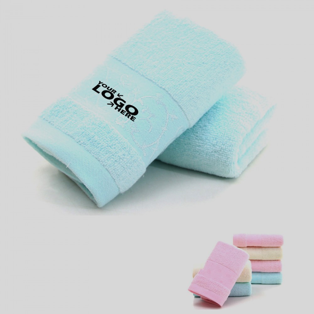 Custom Imprinted Cotton Face Towel Custom Imprinted Cotton Face Towel