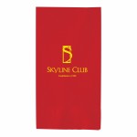 Logo Branded Classic Red 3 Ply Paper Guest Towels