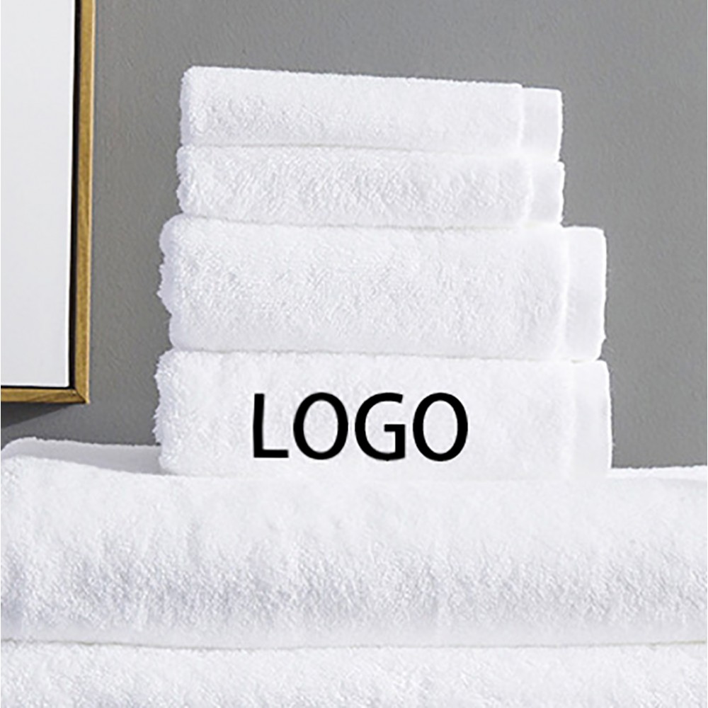 Logo Branded Thick Bath Face Towel