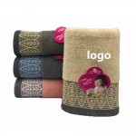 100% Cotton Embroidery Hand Towel Logo Branded