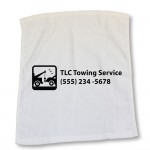 Velour Hemmed Rally Towels (15"x18") Custom Embroidered