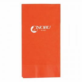 Logo Branded Orange 3 Ply Paper Guest Towels