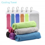 Custom Embroidered SCT11 Cooling Towels(40"x 12") Ice Towel Microfiber Towel