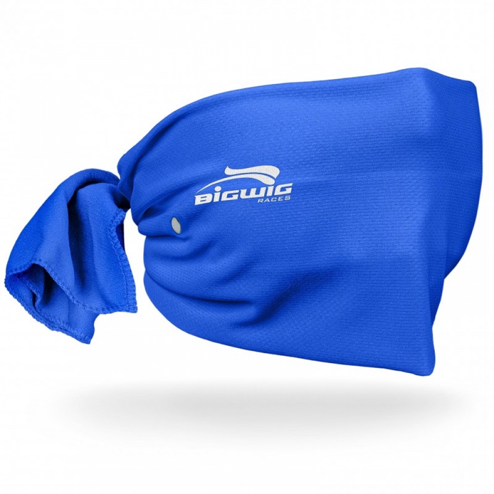 Riveted Cooling Towel Tie-Back Face Mask Logo Branded Riveted Cooling Towel Tie-Back Face Mask Logo Branded