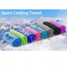 Breathable Chilly Towel Custom Embroidered