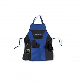 Grill Master Apron Kit - Royal Blue Logo Branded  Grill Master Apron Kit - Royal Blue Logo Branded