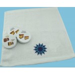 100% Cotton Round Compressed Hand Towel Custom Imprinted