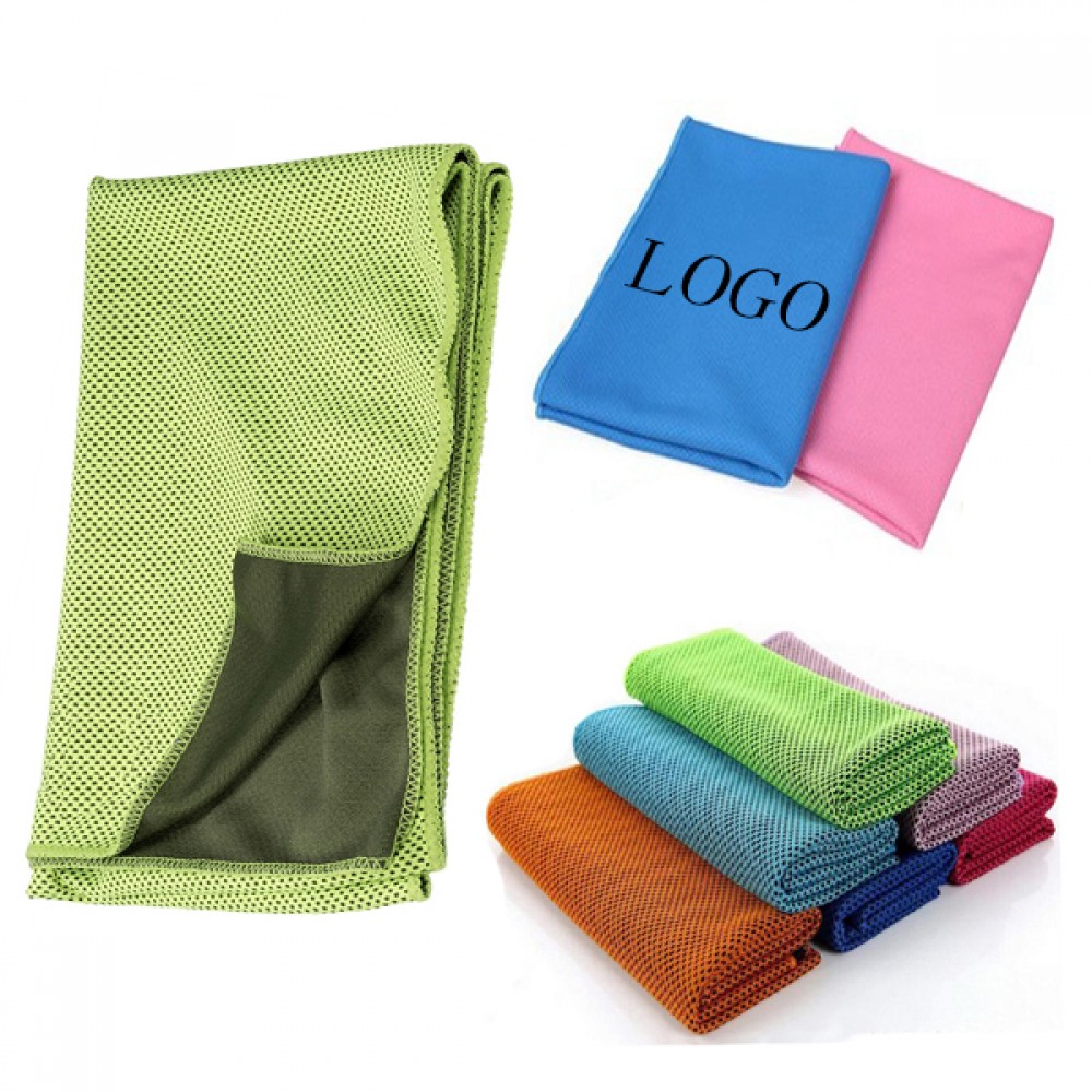 32" x 12" Cooling Towel Custom Embroidered 32" x 12" Cooling Towel Custom Embroidered
