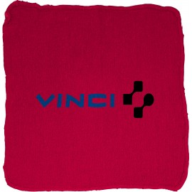 Shop Towel --Dark Red--14x14 (Imprint Included) Custom Embroidered