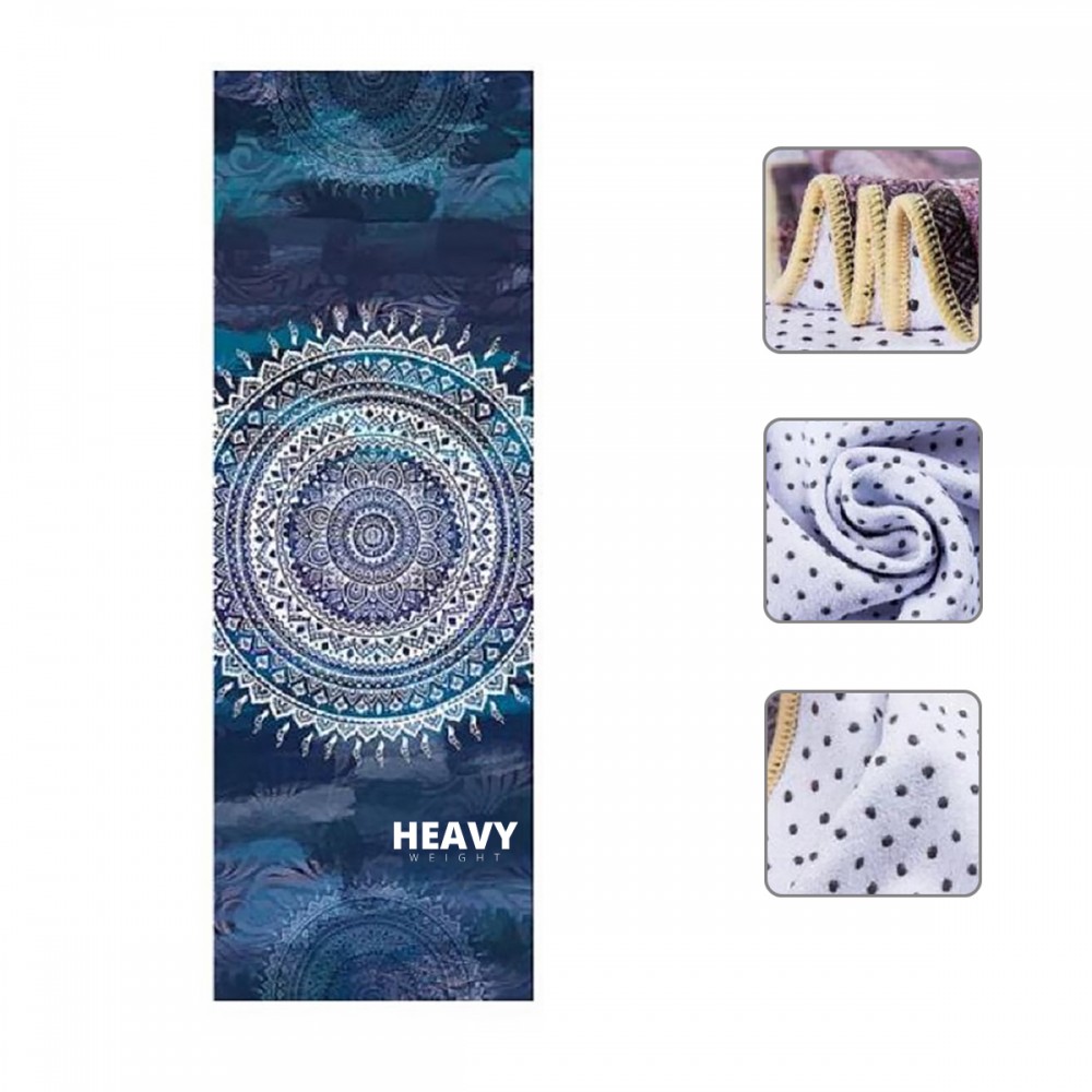Custom Embroidered Microfiber Yoga Mat Towel Custom Embroidered Microfiber Yoga Mat Towel