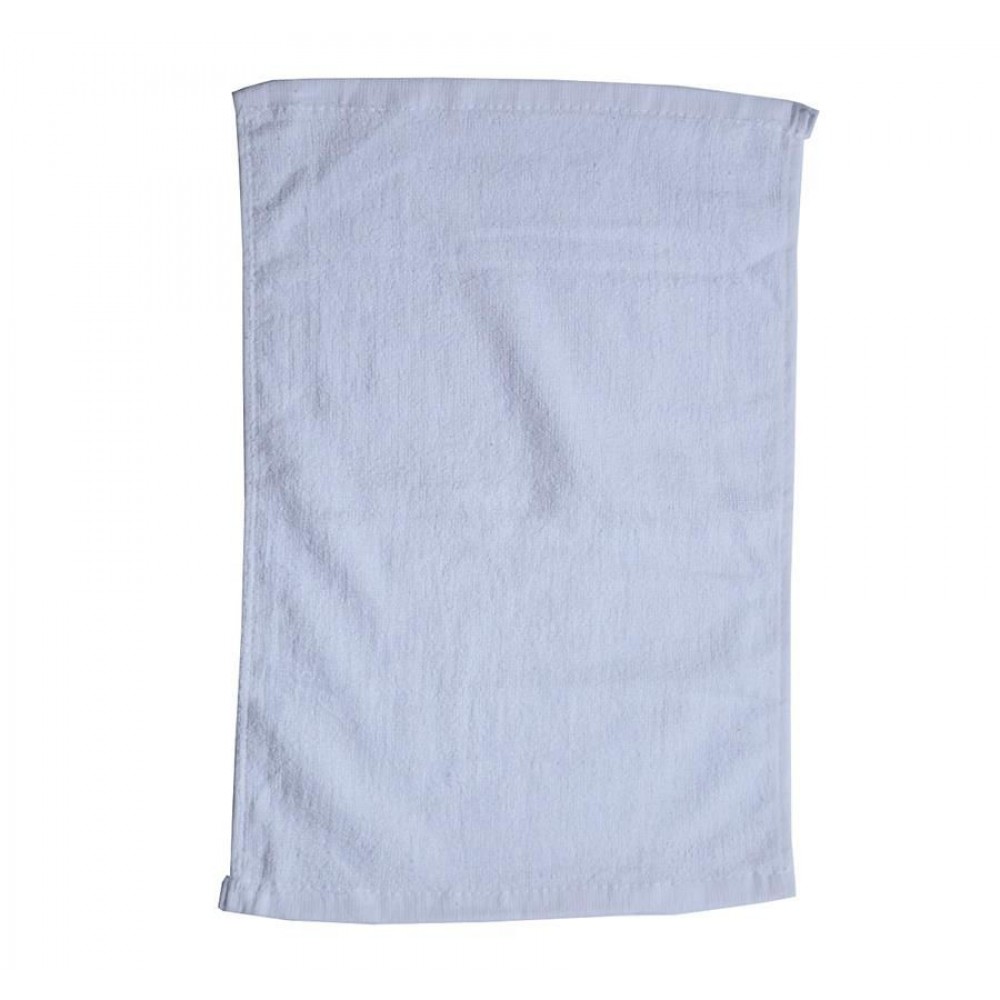 Eco Velour Towel - Printed (White) Custom Embroidered