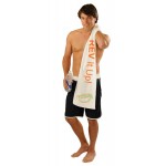 Custom Imprinted 11" x 44", 4.0 lb. Terry Velour Fitness Towel (Embroidered)