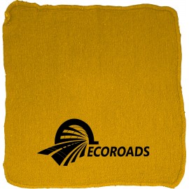 Custom Imprinted Shop Towel --Gold--14x14 (Imprint Included)