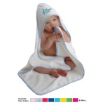 Custom Imprinted 30" x 30" Hooded Baby Towel Terry Loop (Embroidered)