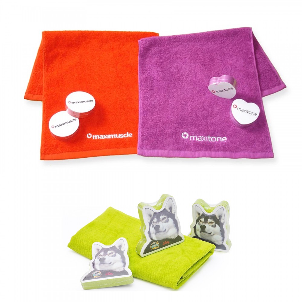 Heart Shape Compressed Towel Round Compressed Towel Custom Embroidered Heart Shape Compressed Towel Round Compressed Towel Custom Embroidered