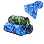 Custom Embroidered Camouflage Cooling Towel