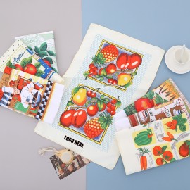 Custom Embroidered Microfiber Tea Towel