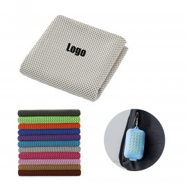 Logo Branded Polyester Cooling Towel  Logo Branded Polyester Cooling Towel