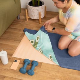 Logo Branded Yoga Towel