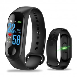 Fitness Tracker Smart Bracelet Sensor Pedometer with HR Monitor Logo Printed