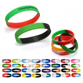 Custom Printed Segmented Silicone Bracelet