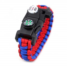 Logo Branded Outdoor Multifunctional Survival Bracelet