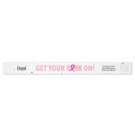 Custom Imprinted Seed Paper Breast Cancer Awareness Wristband - Style M
