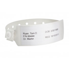 Logo Branded Vinyl Adult/Ped Insert Wristband  Logo Branded Vinyl Adult/Ped Insert Wristband