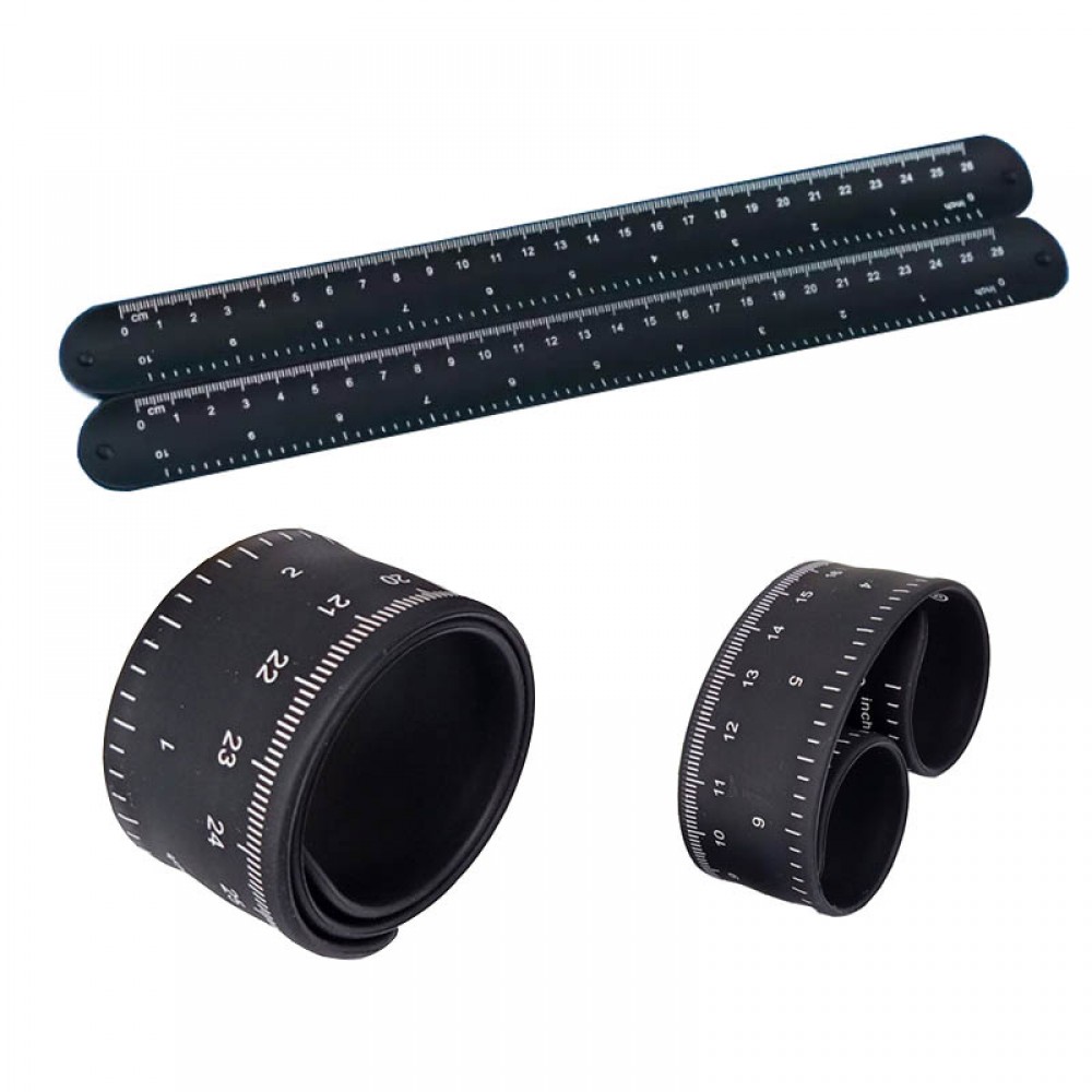 Silicone Bracelet With Ruler Custom Imprinted Silicone Bracelet With Ruler Custom Imprinted