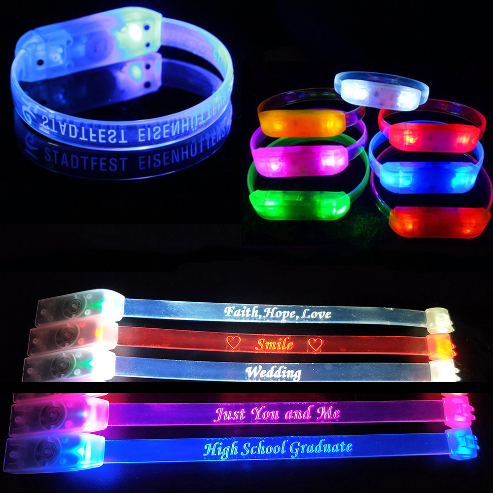Switch Innovation Light Up LED TPU Wristband Logo Printed Switch Innovation Light Up LED TPU Wristband Logo Printed