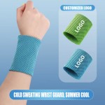 Custom Imprinted Ice Silk Sports Wristband