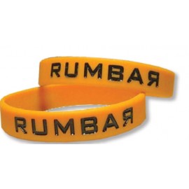 Debossed Silicone Wristband with Color Filling Custom Imprinted  Debossed Silicone Wristband with Color Filling Custom Imprinted