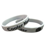 Embossed Silicone Bracelet (8"x1/2") Custom Imprinted