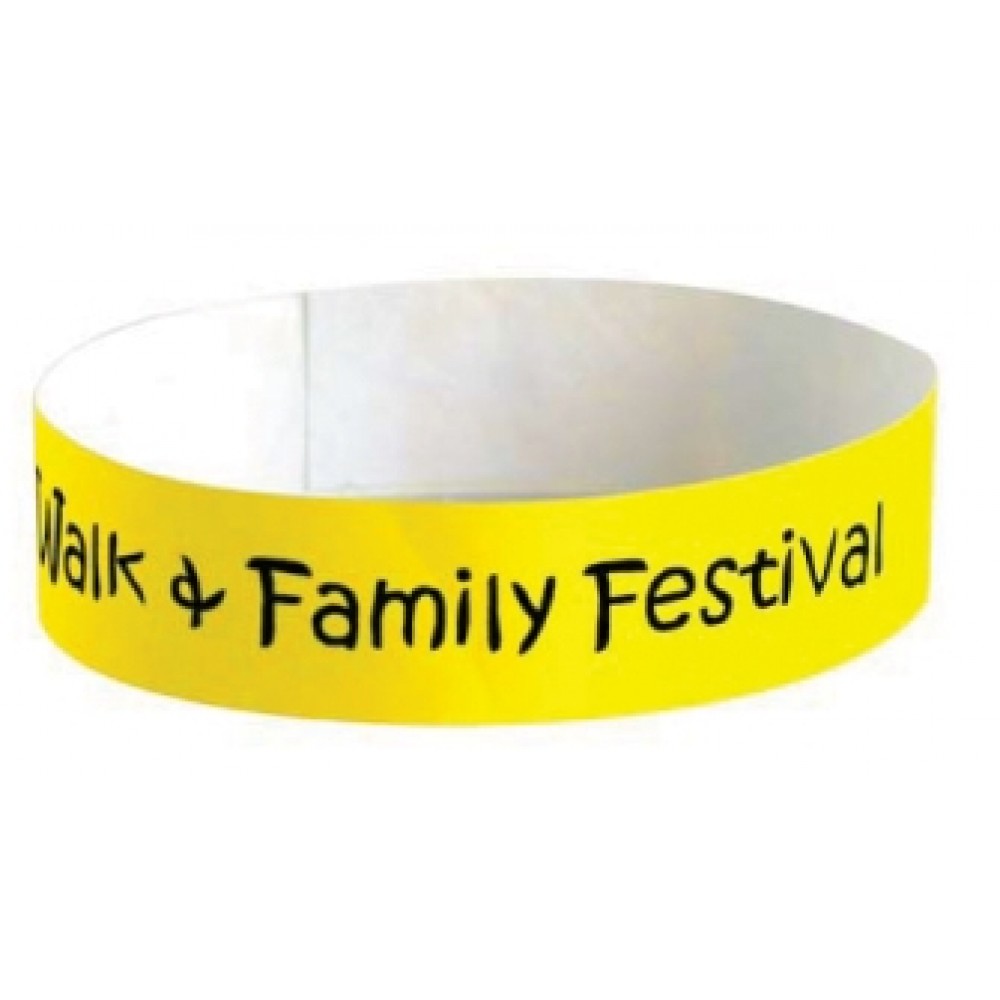 Custom Imprinted Custom Tyvek Event Wristband (3/4") Custom Imprinted Custom Tyvek Event Wristband (3/4")