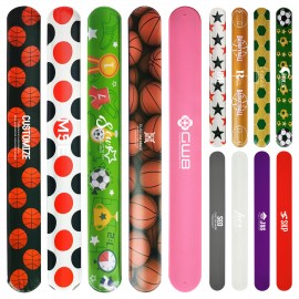 Logo Branded Slap Wrist Strap For Party Favors