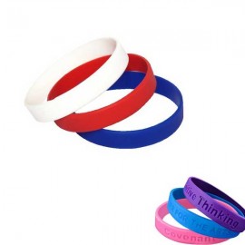 Custom Imprinted 8" Silicone Sport Bracelet