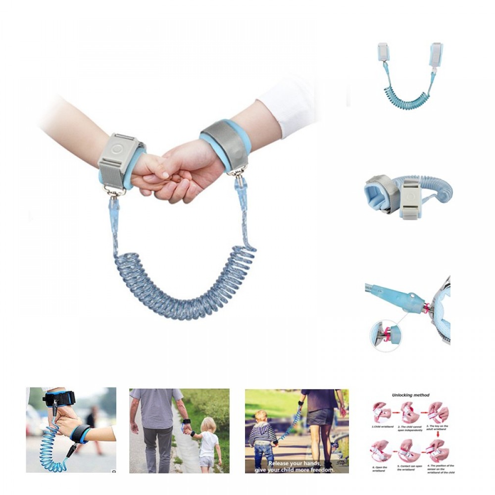 Custom Imprinted Kids Anti Lost Wrist Link with Induction Lock Custom Imprinted Kids Anti Lost Wrist Link with Induction Lock