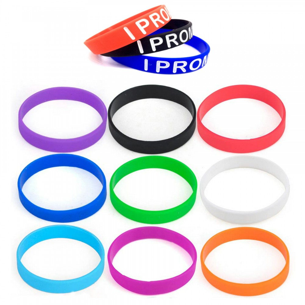Custom Imprinted Silicone Wristbands Rubber Bracelets Custom Imprinted Silicone Wristbands Rubber Bracelets