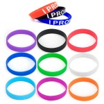 Custom Imprinted Silicone Wristbands Rubber Bracelets