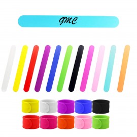 Silicone Slap Bracelet Custom Branded  Silicone Slap Bracelet Custom Branded