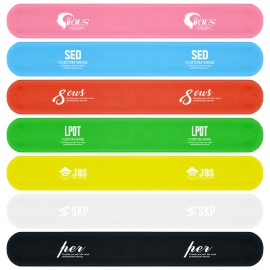 Slap Wrist Strap For Party Favors Custom Branded